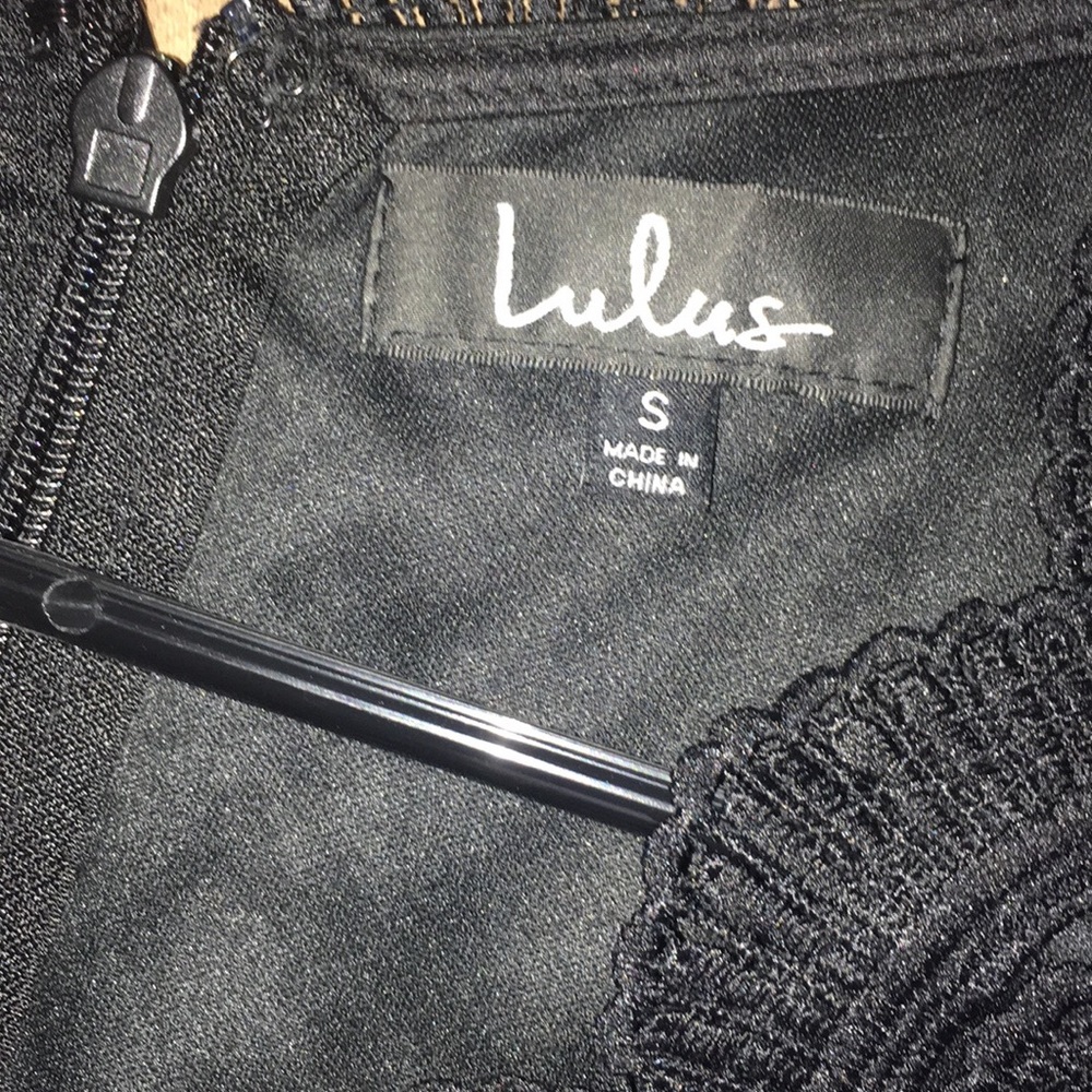 Lulu’s black Skater Dress - Picture 3 of 4